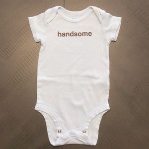 Carter’s Short Sleeve Onesie w/ Overlap Shoulder
